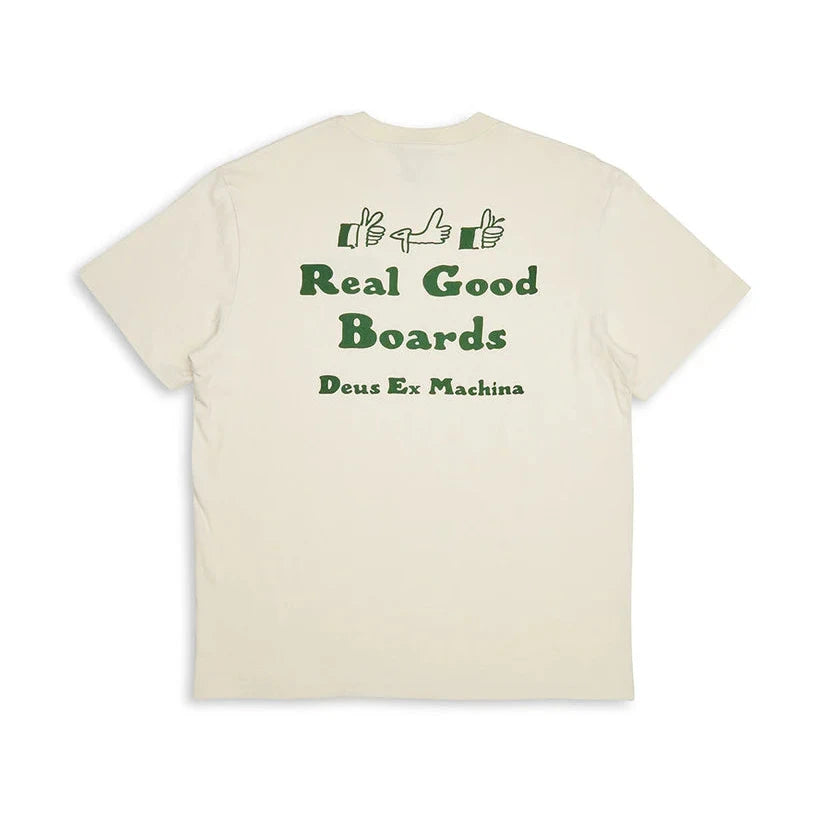 Deus Real Good T-Shirt - Dirty White