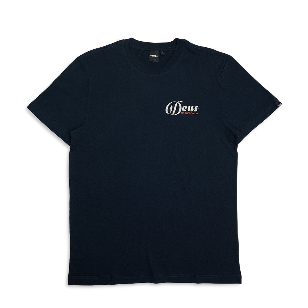Deus Time Taker T-Shirt - Navy