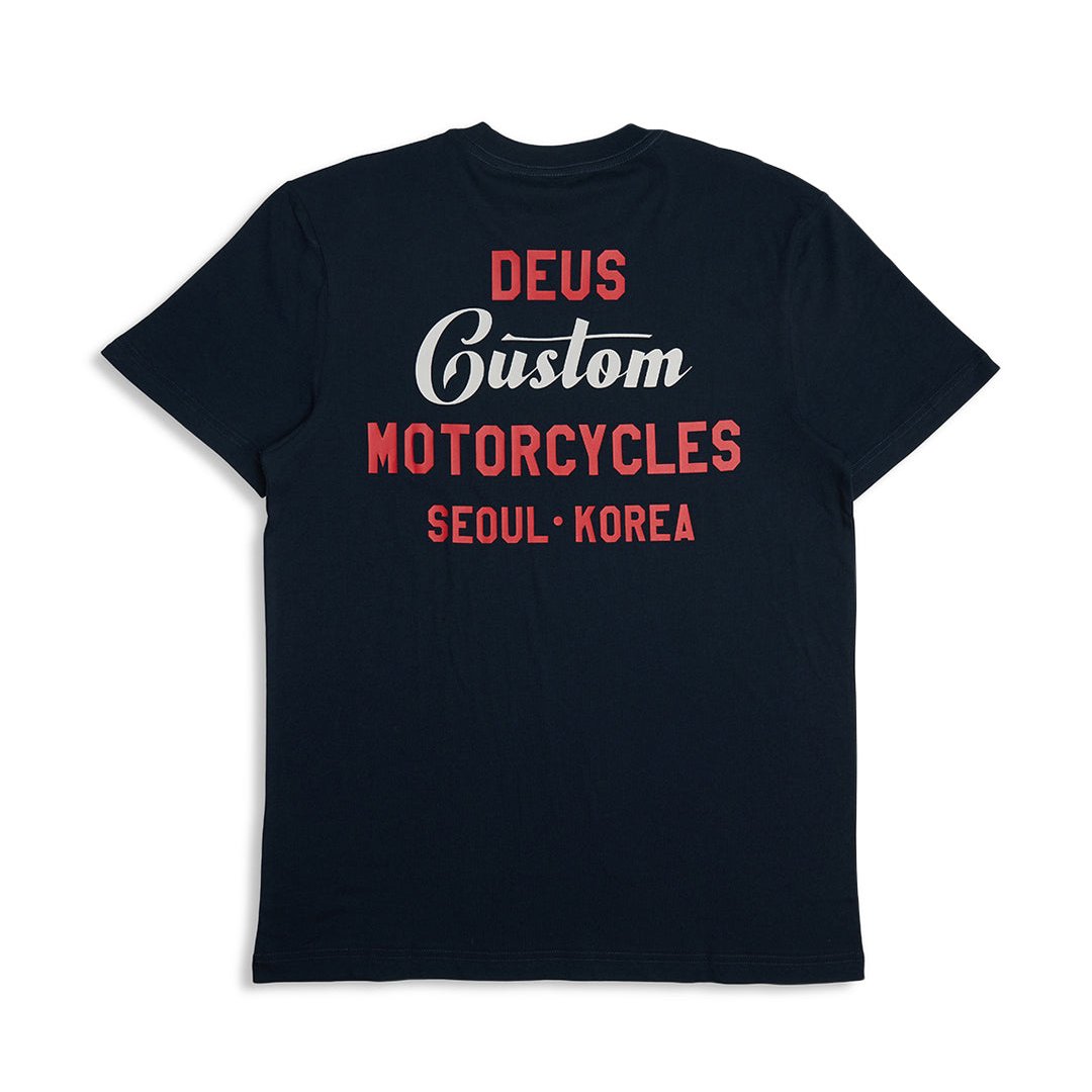 Deus Time Taker T-Shirt - Navy