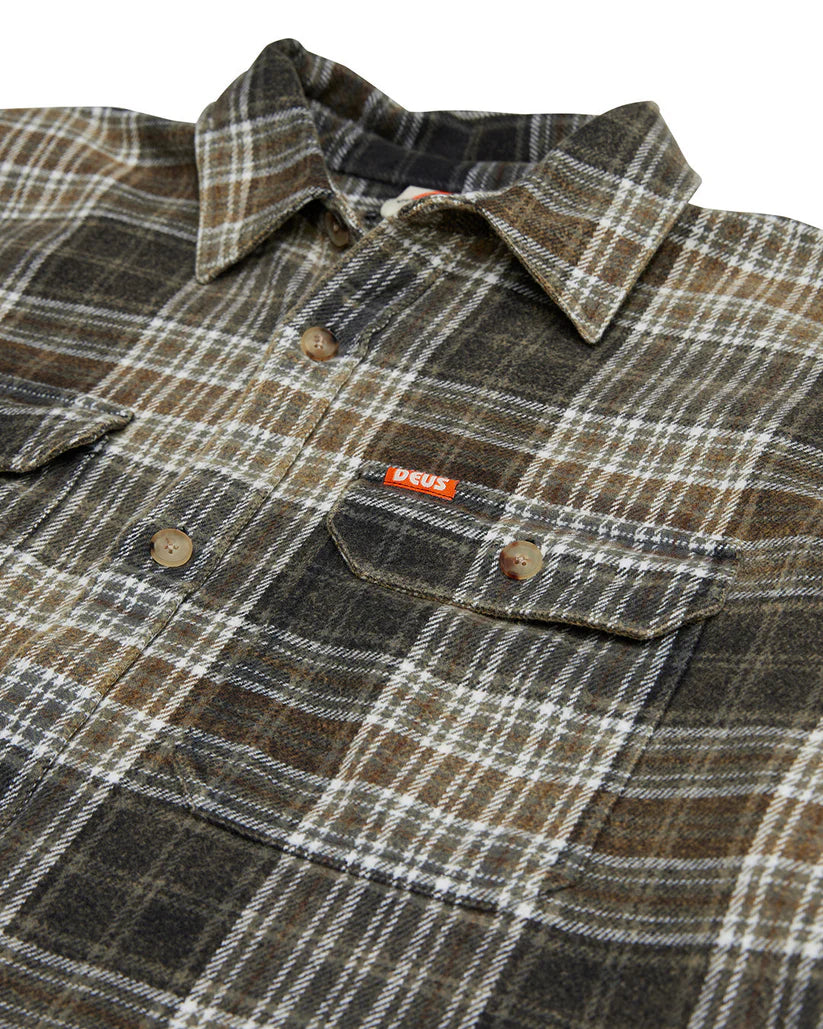 Deus Vacay Check Shirt - Grey Check