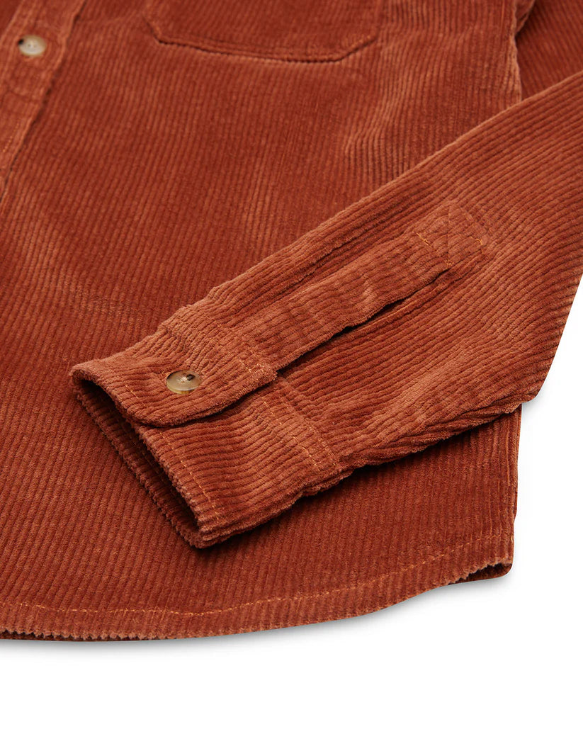 Deus Vacay Cord Shirt - Clay