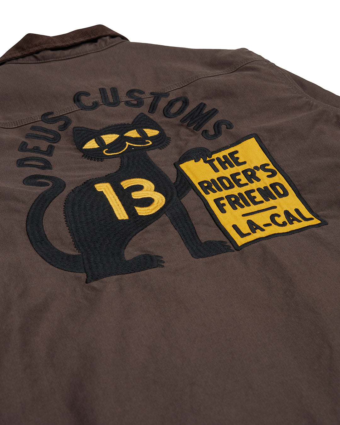 Deus Super Stitious Jacket - Chocolate Brown