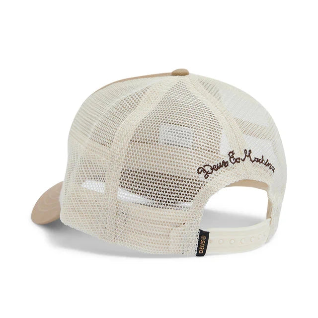 Deus Pill Logo Trucker - Khaki