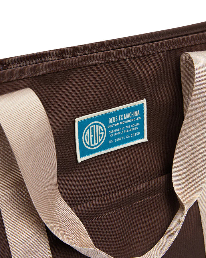 Deus Utility Tote Bag - Chocolate Brown