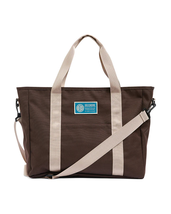 Deus Utility Tote Bag - Chocolate Brown