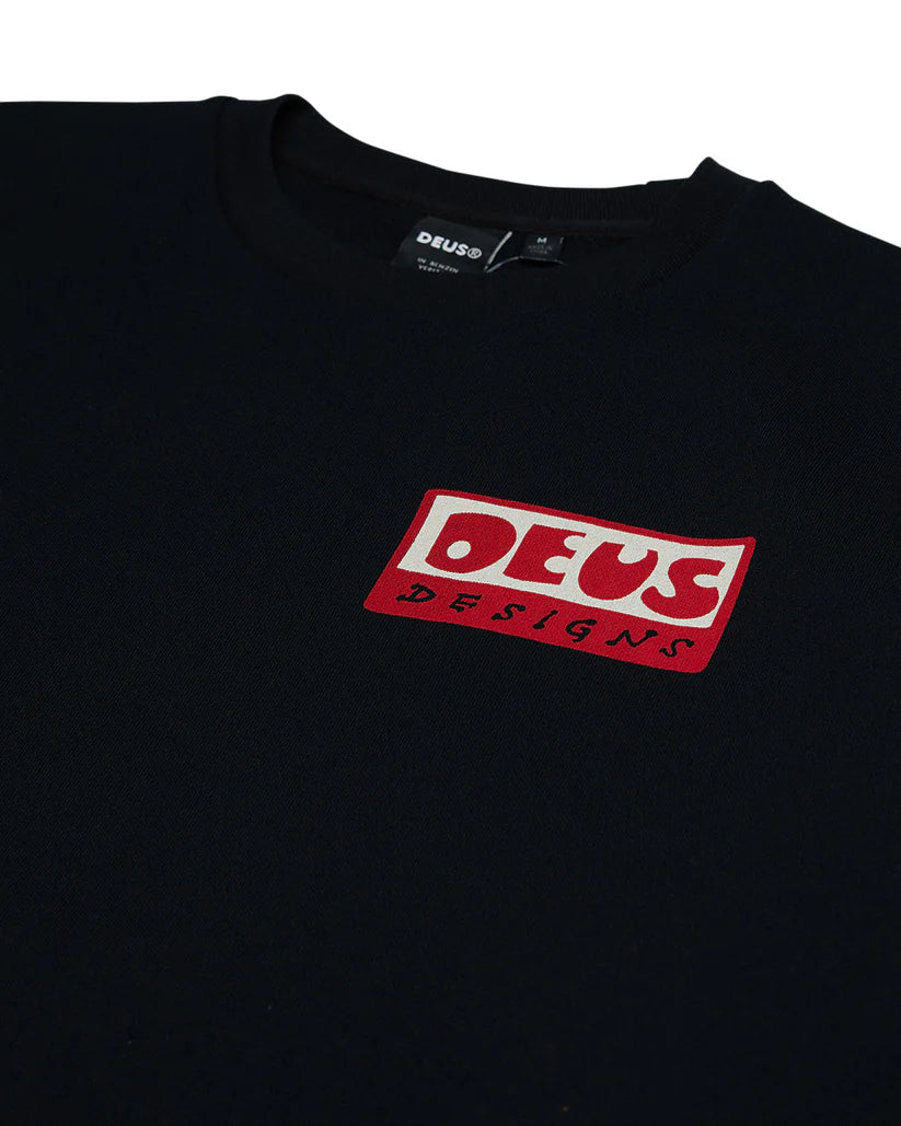 Deus Nice to See You Crew - Black