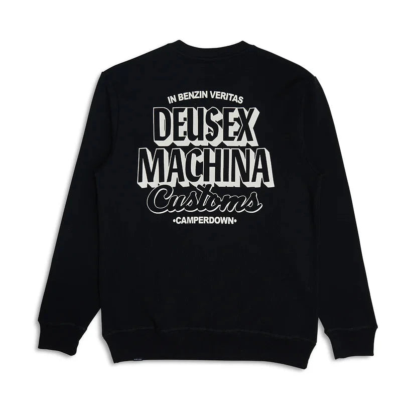 Deus Ever Seen Crew - Black