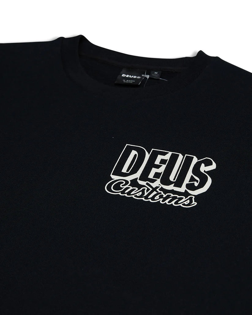 Deus Ever Seen Crew - Black