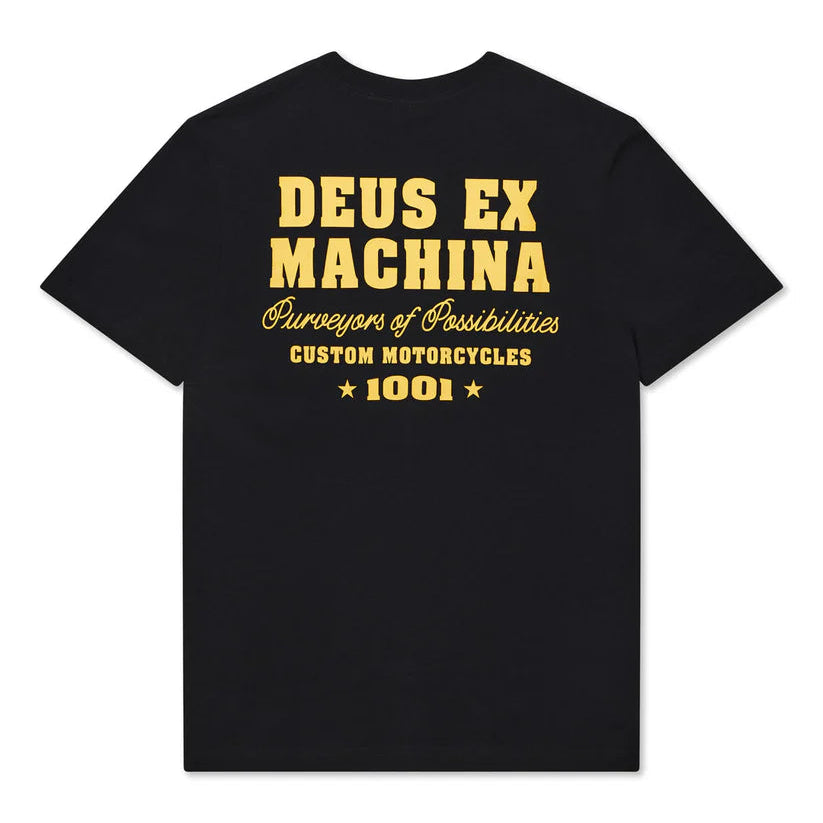 Deus Gumshoe T-Shirt - Black