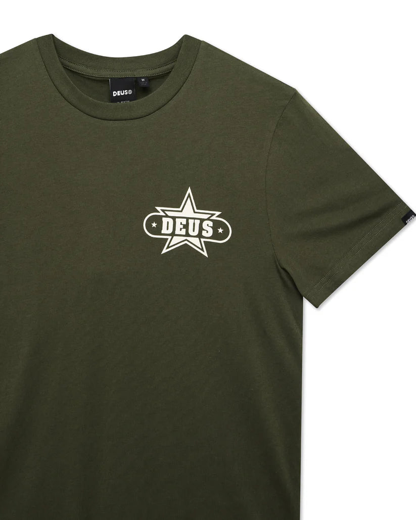 Deus Gumshoe T-Shirt - Cypress Green