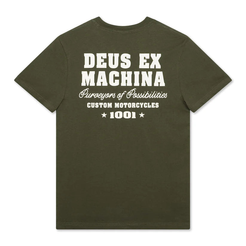 Deus Gumshoe T-Shirt - Cypress Green