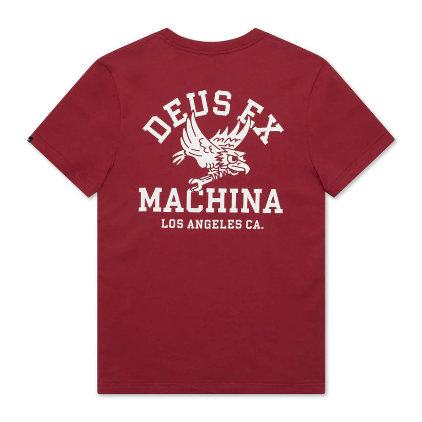 Deus Quickbeak T-Shirt - Lava Falls Red