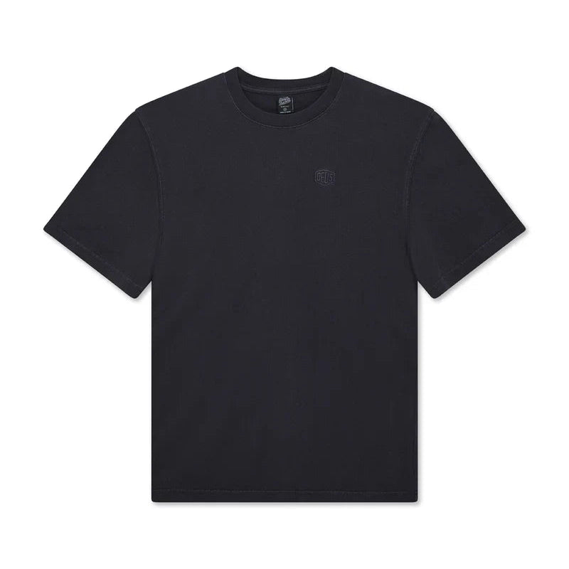 Deus Shield Garment Dyed T-Shirt - Black