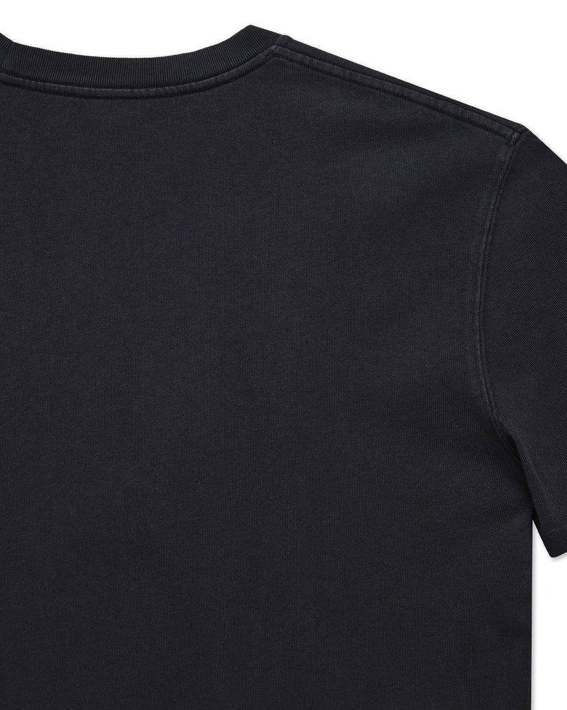 Deus Shield Garment Dyed T-Shirt - Black