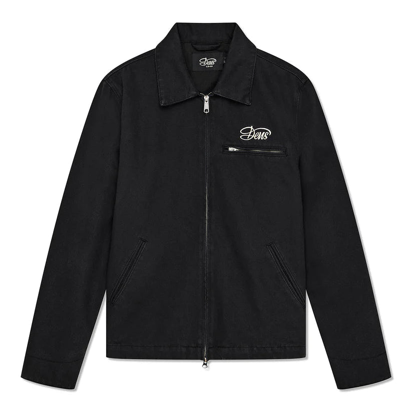 Deus Workwear Overdye Jacket - Anthracite