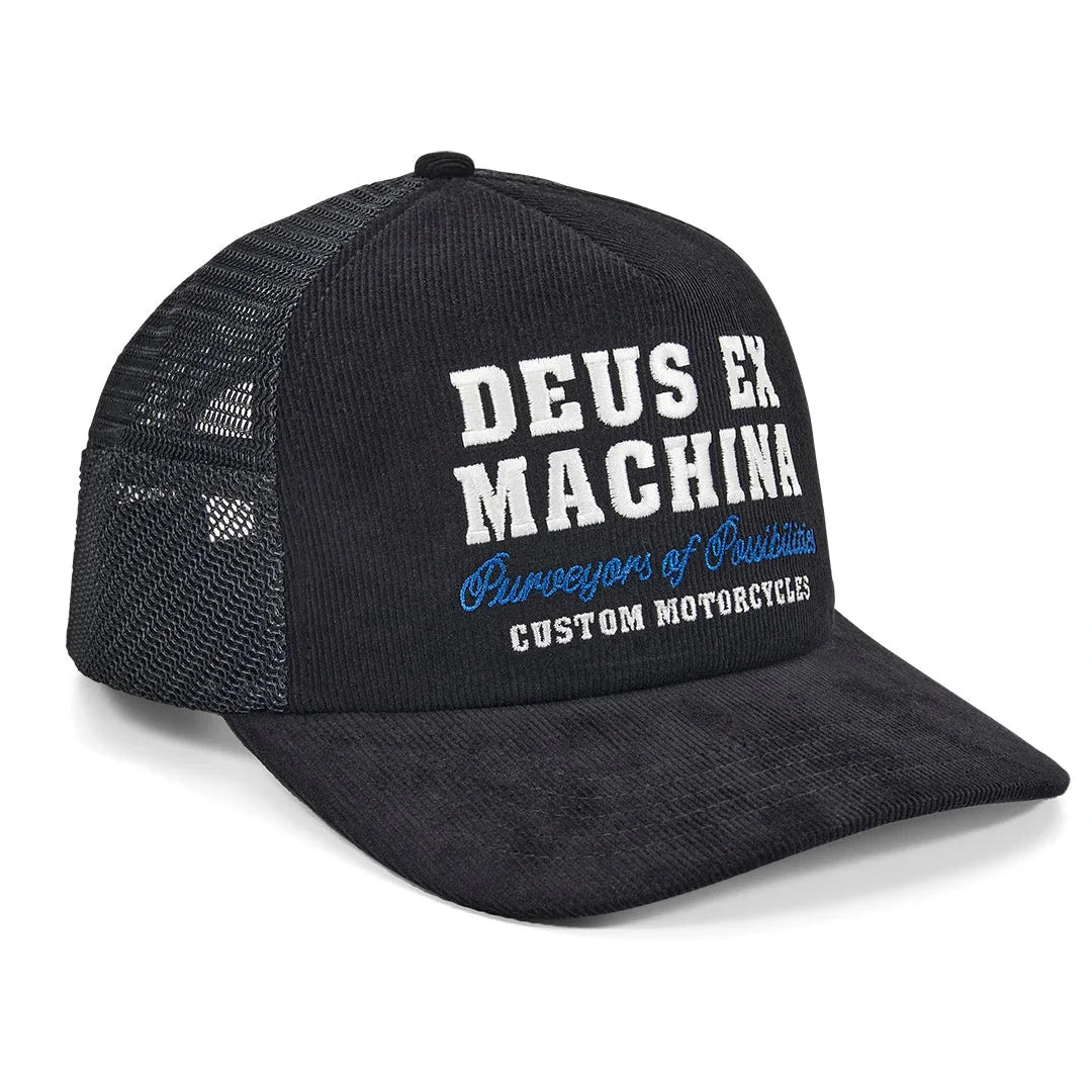 Deus Gumshoe Cord Trucker - Black