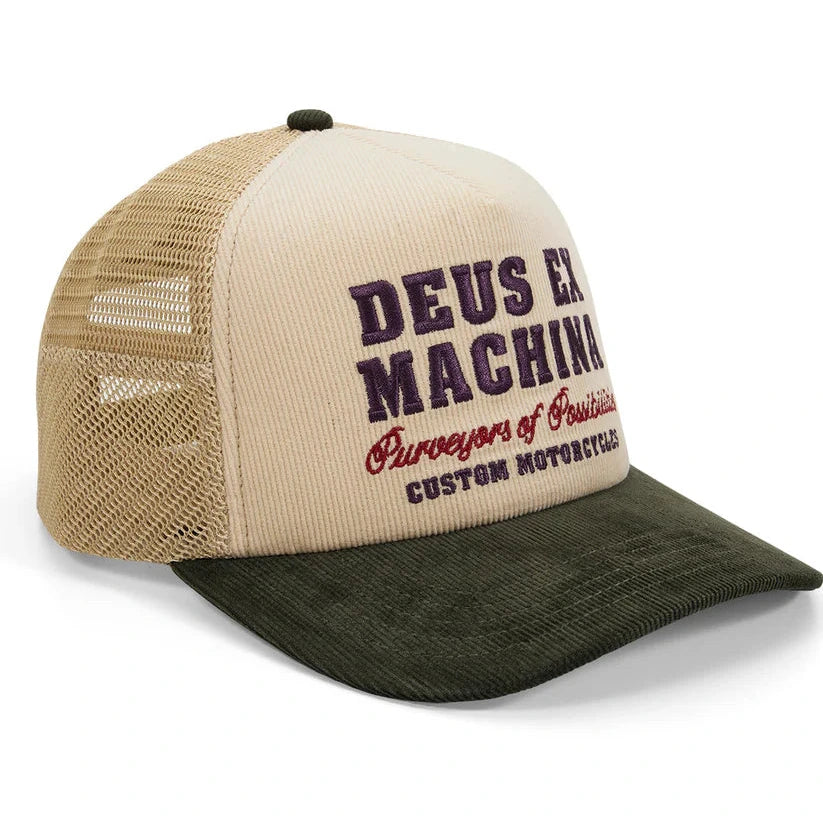 Deus Gumshoe Cord Trucker - Cream