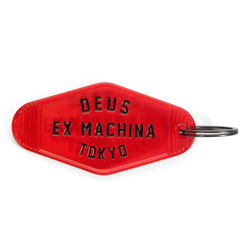 Deus Tokyo Key Tag - Lava Falls Red