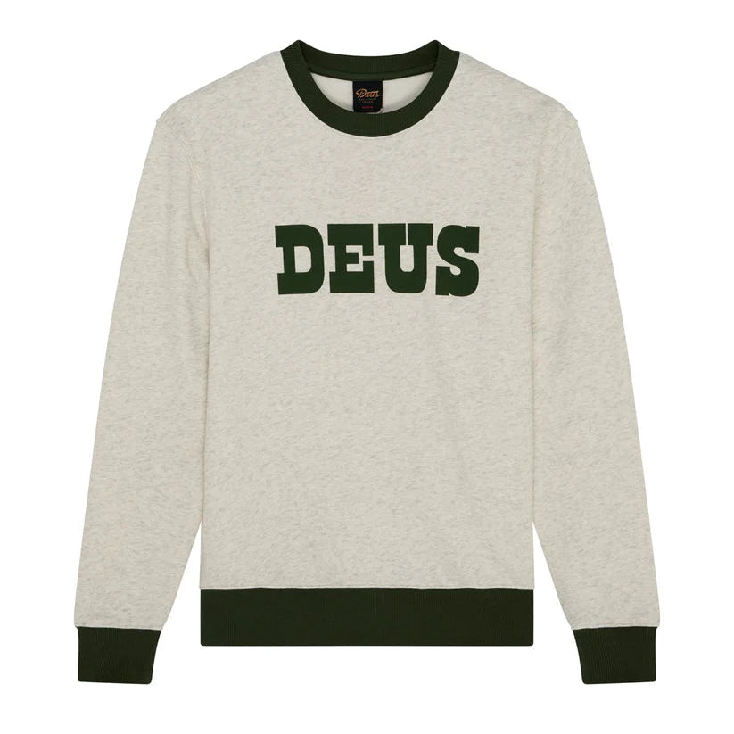 Deus Picklock Crew - Light Grey Marle