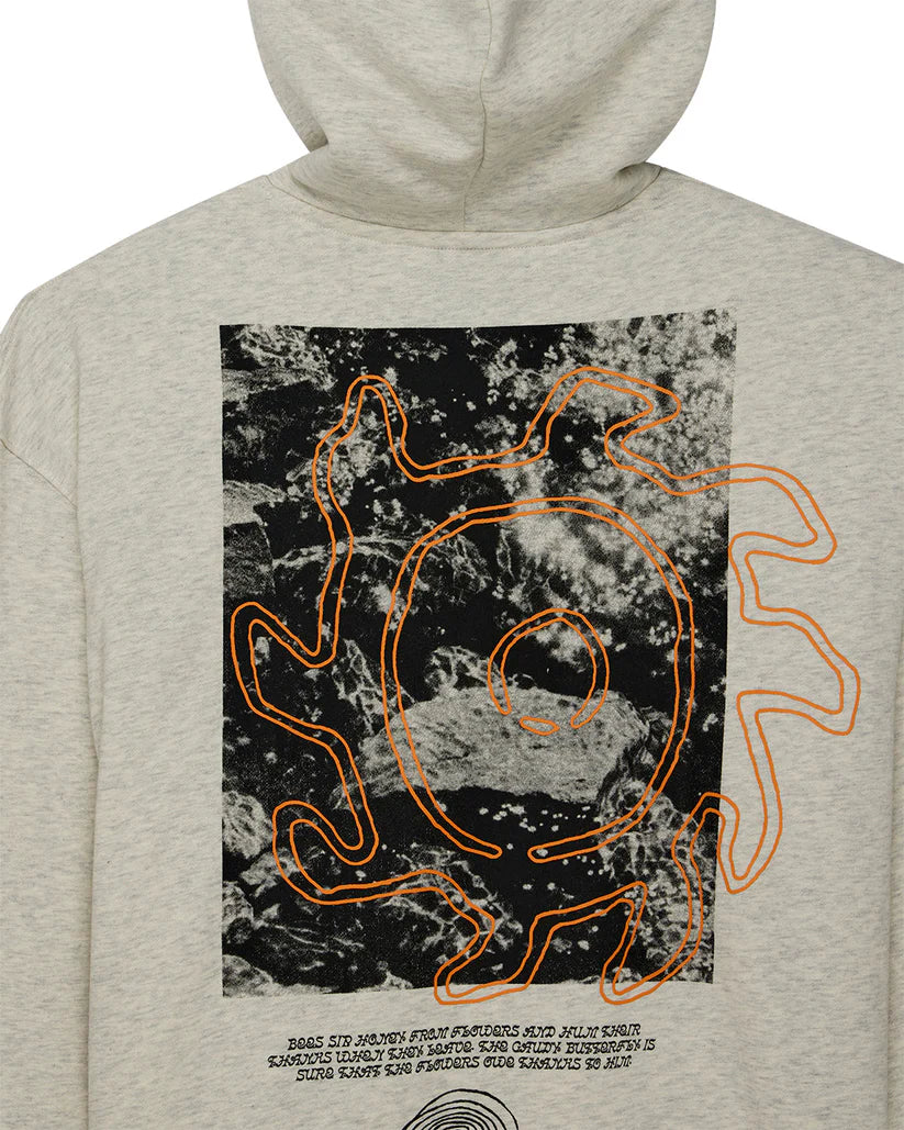 Deus Migration Hoodie - Light Grey Marle