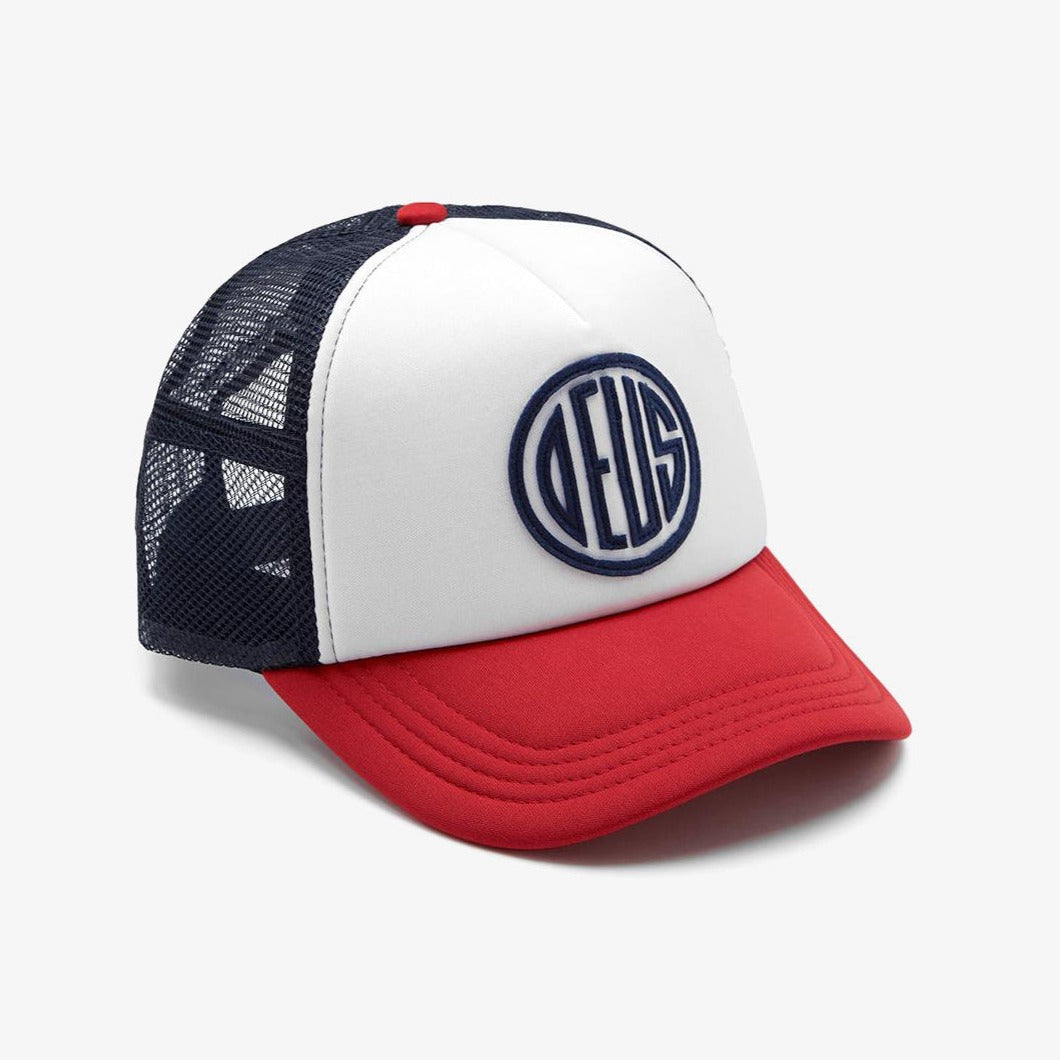 Deus Pill Trucker - Red / Navy