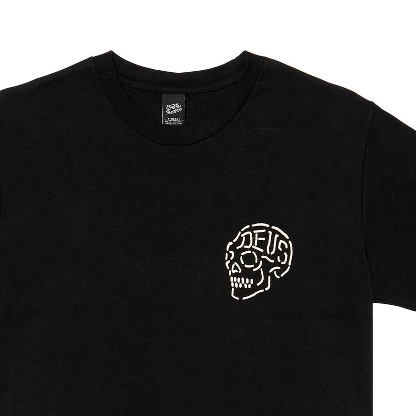 Deus Venice Skull T-Shirt - Black