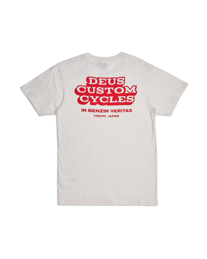 Deus New Redline T-Shirt - Vintage White