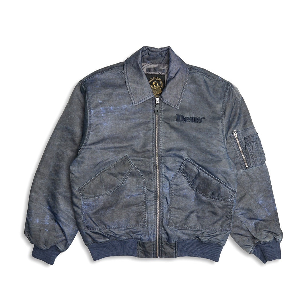 Deus Dreamhouse Flight Jacket - Vintage Navy