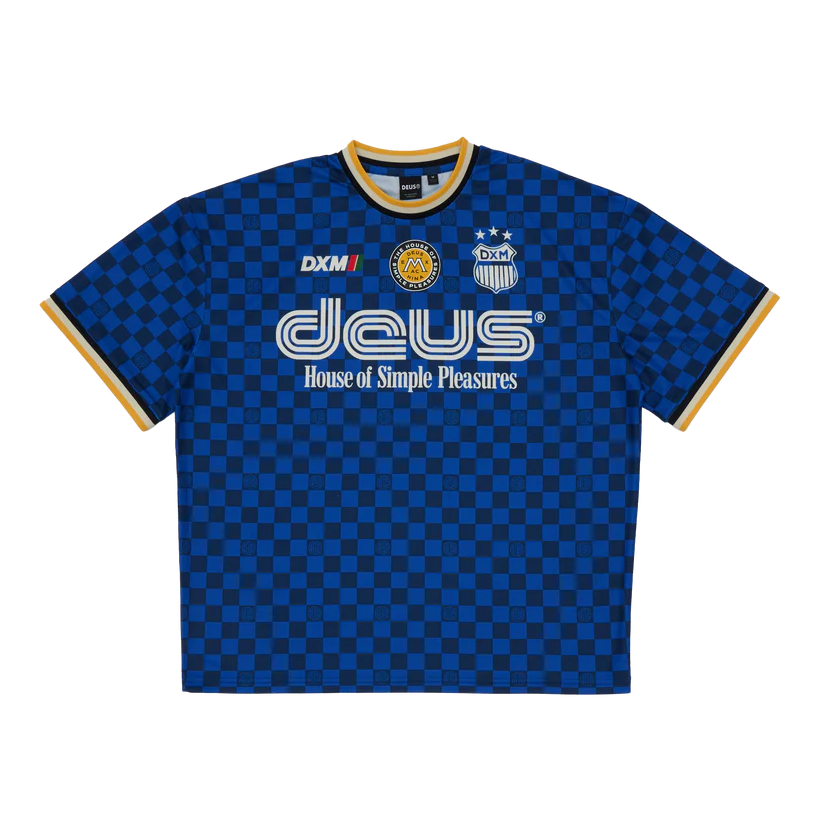 Deus Showroom Moto Jersey - Lapis Blue