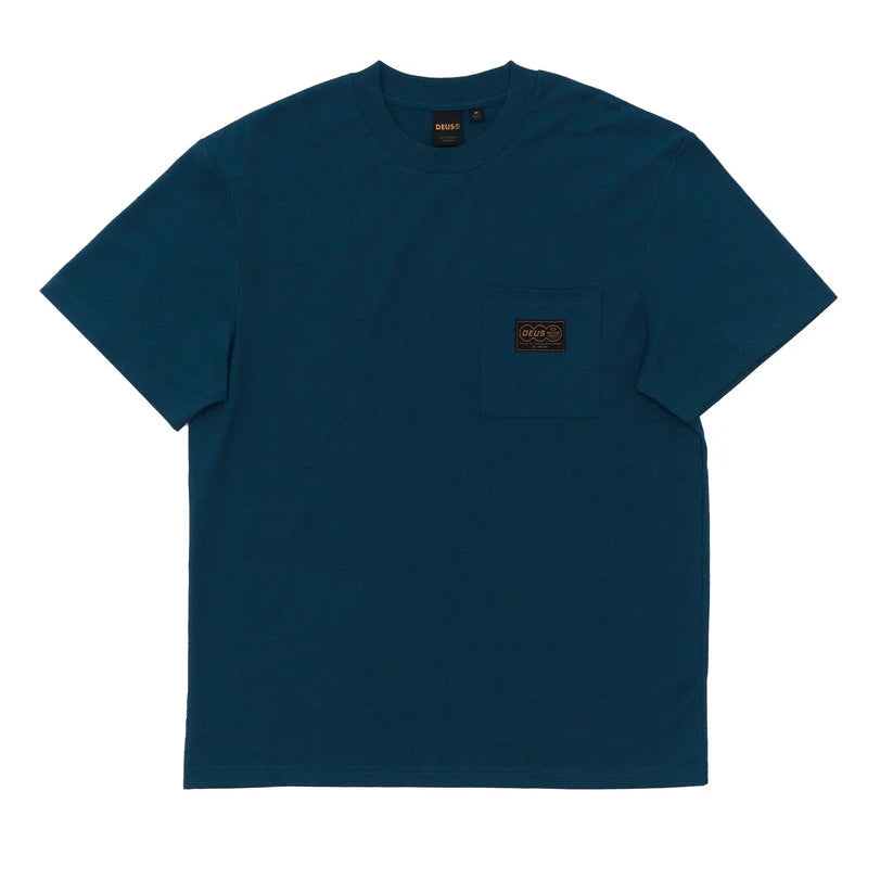 Deus Terrace Pocket T-Shirt - Legion Blue