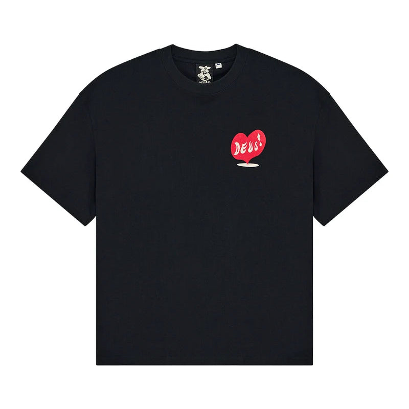 Deus Deep Cut T-Shirt - Black