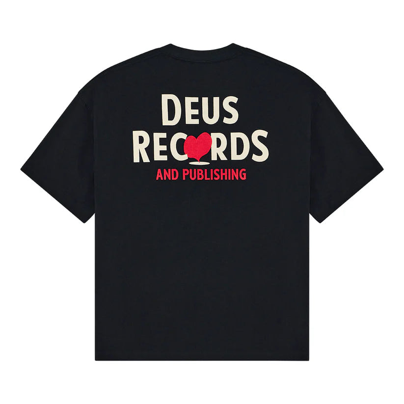 Deus Deep Cut T-Shirt - Black