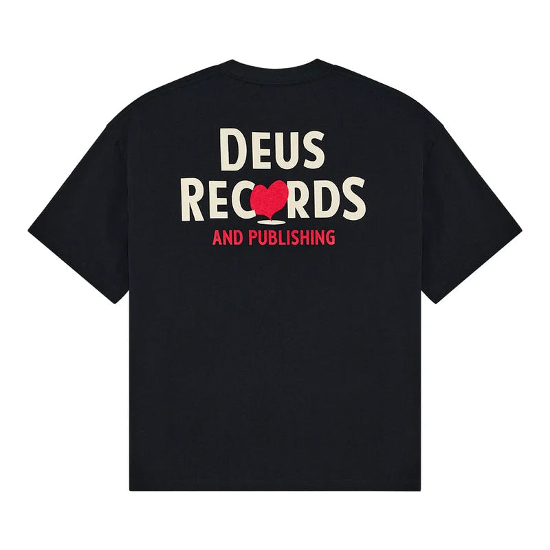 Deus Deep Cut T-Shirt - Black