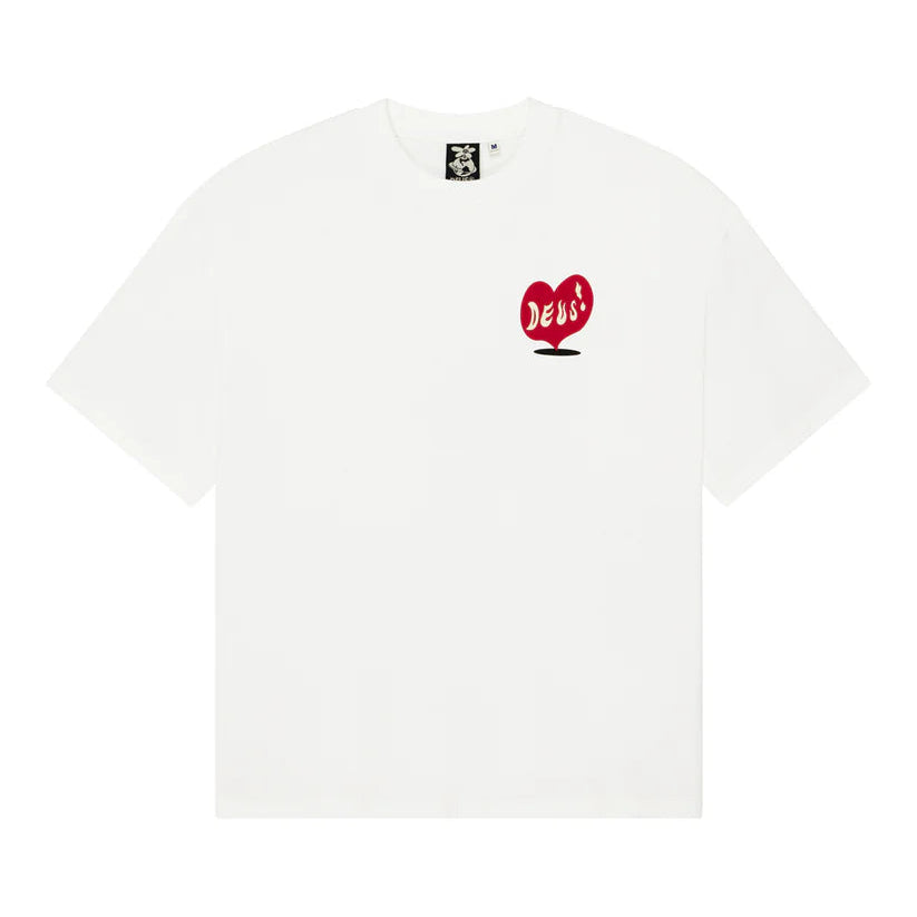 Deus Deep Cut T-Shirt - Vintage White
