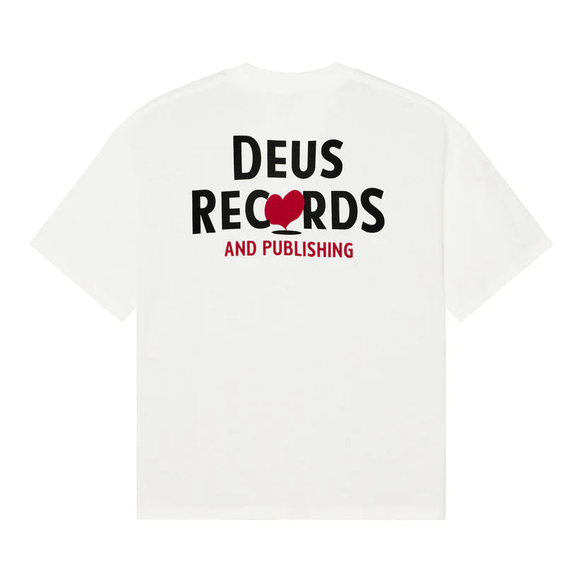 Deus Deep Cut T-Shirt - Vintage White