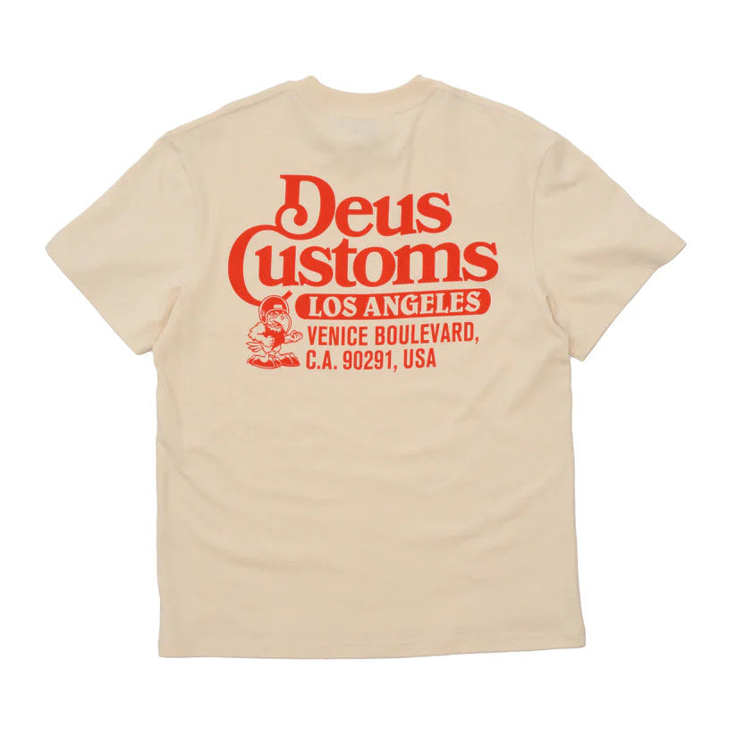 Deus Raptor T-Shirt - Dirty White