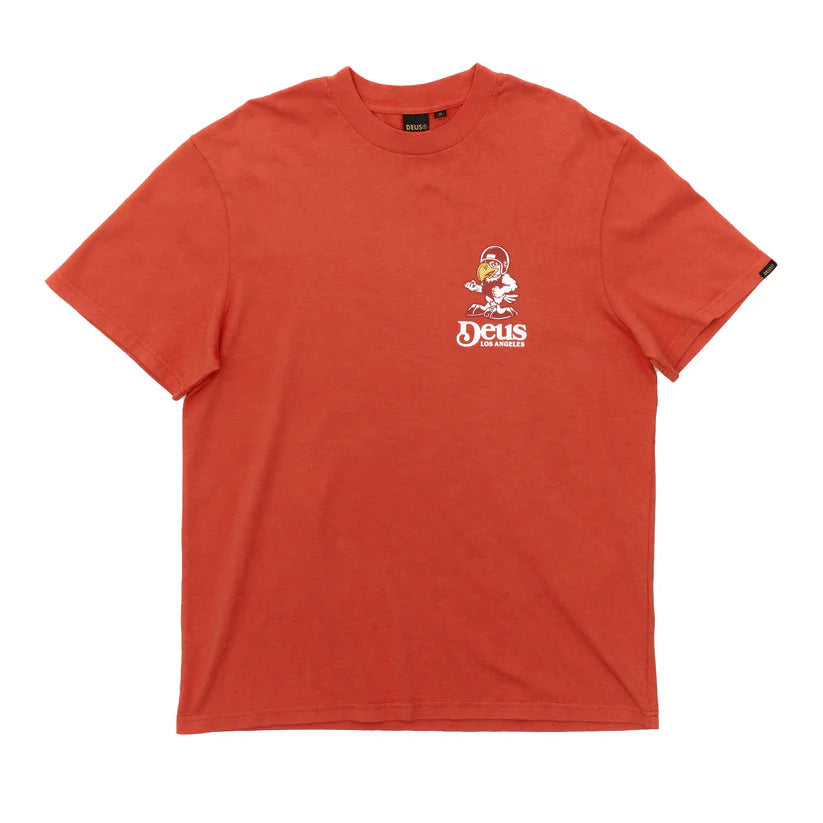Deus Raptor T-Shirt - Tangerine Tango