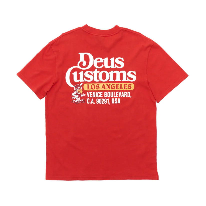 Deus Raptor T-Shirt - Tangerine Tango