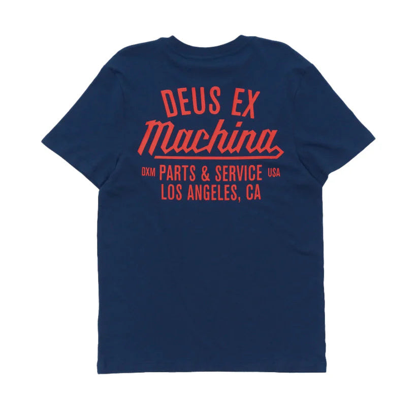 Deus Overbite T-Shirt - Mechanic Blue