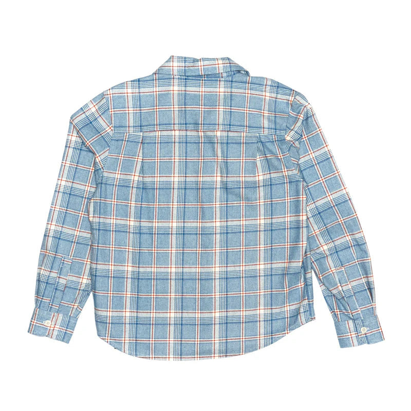 Deus Vacay Check Shirt - Sky Blue