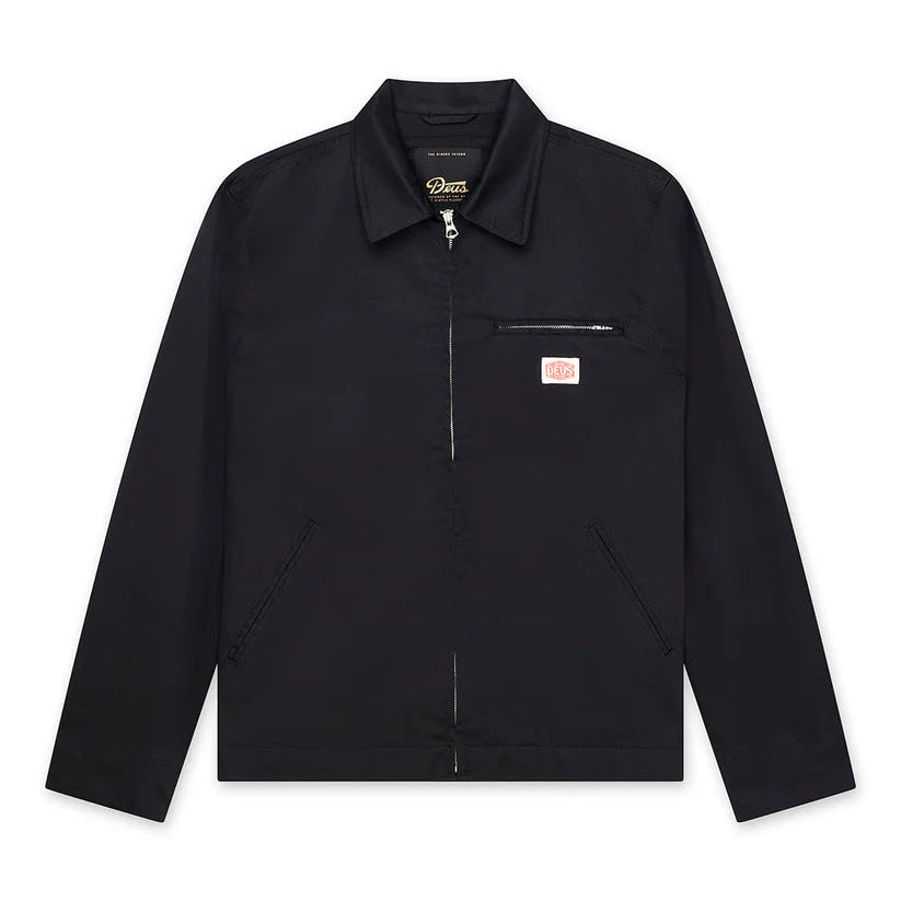 Deus Service Work Jacket - Black