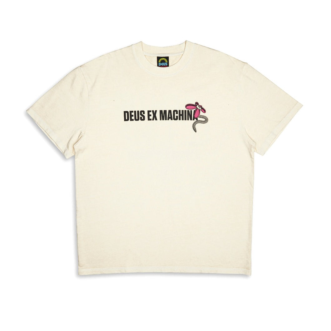 Deus Surf Shop T-Shirt - Dirty White