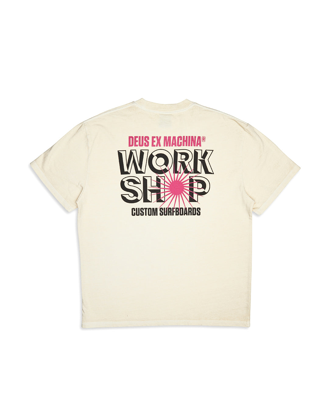 Deus Surf Shop T-Shirt - Dirty White