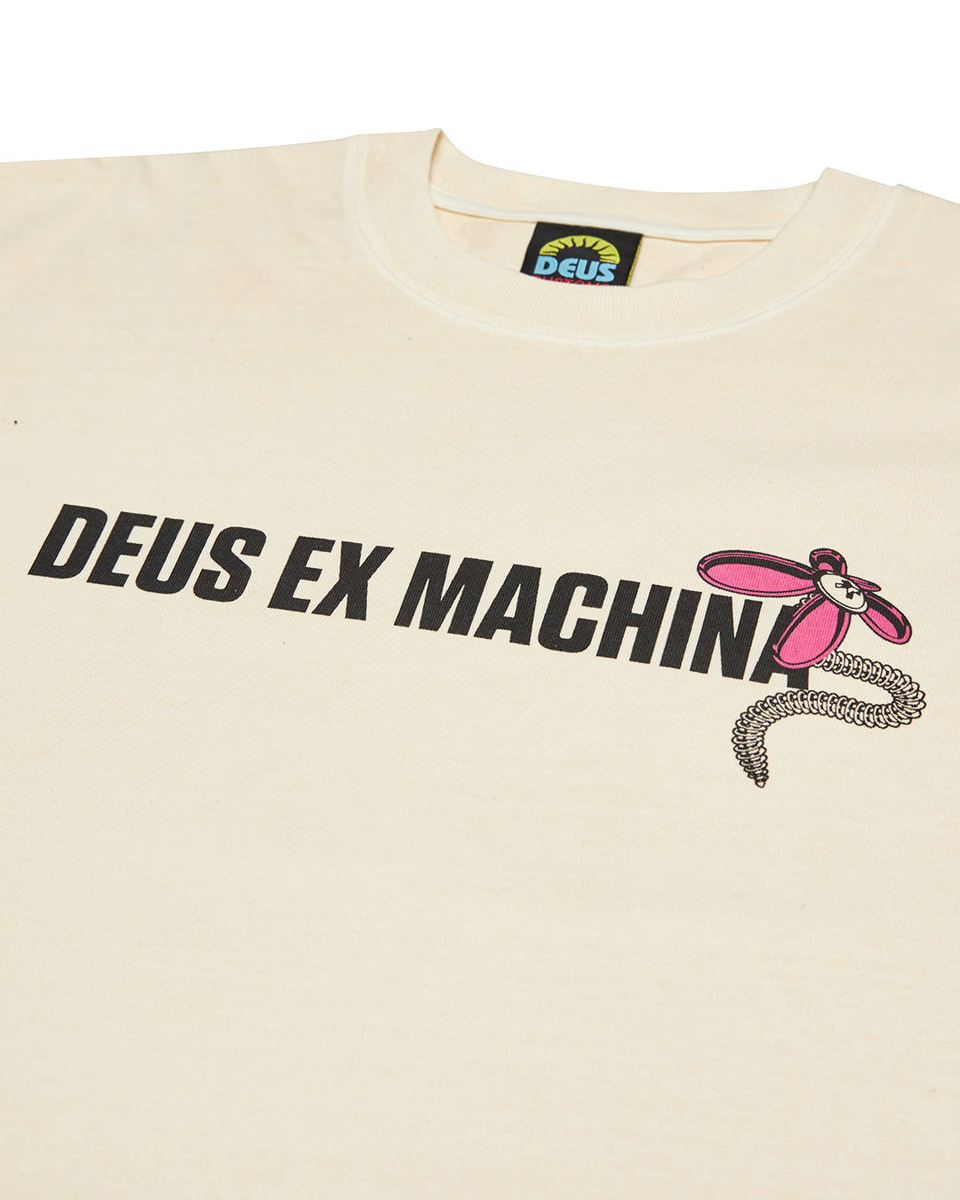 Deus Surf Shop T-Shirt - Dirty White