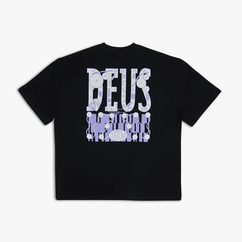 Deus Full Circuit T-Shirt - Black