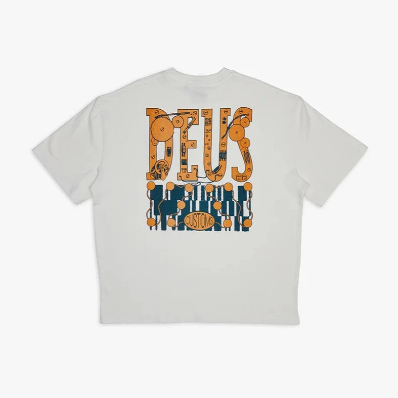 Deus Full Circuit T-Shirt - Vintage White