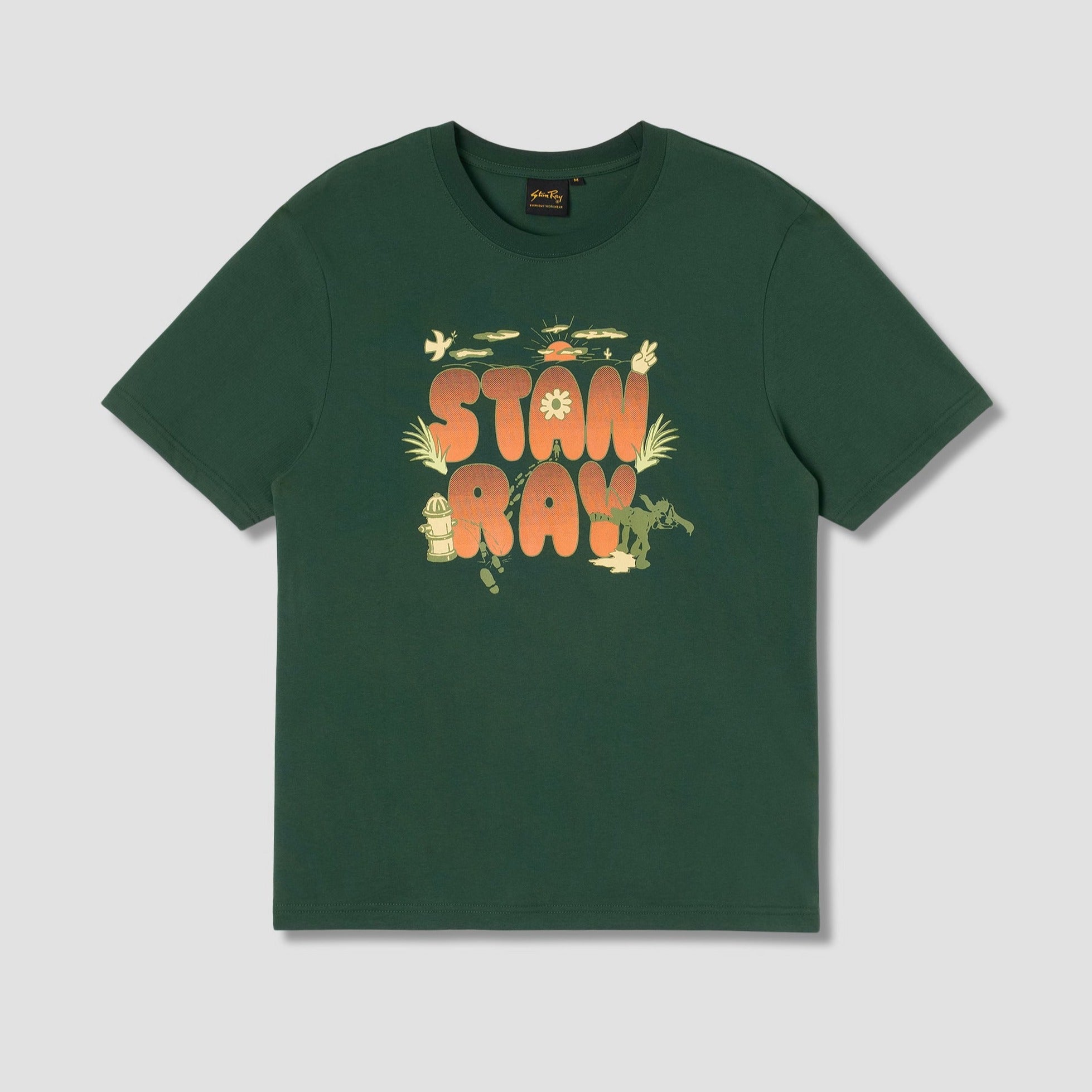 Stan Ray Double Bubble T-Shirt - Racing Green