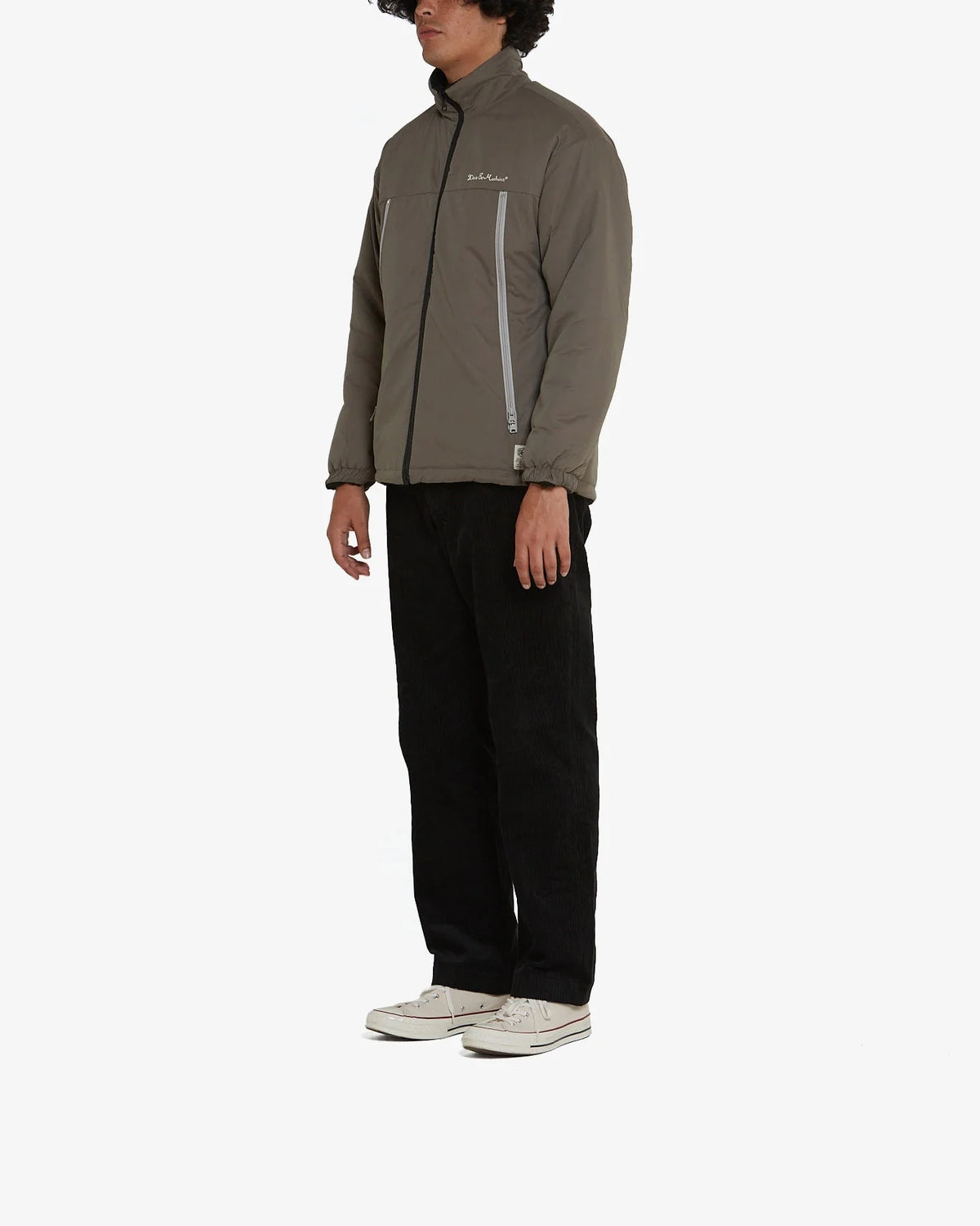 Deus Barrens Jacket - Black / Dusty Olive