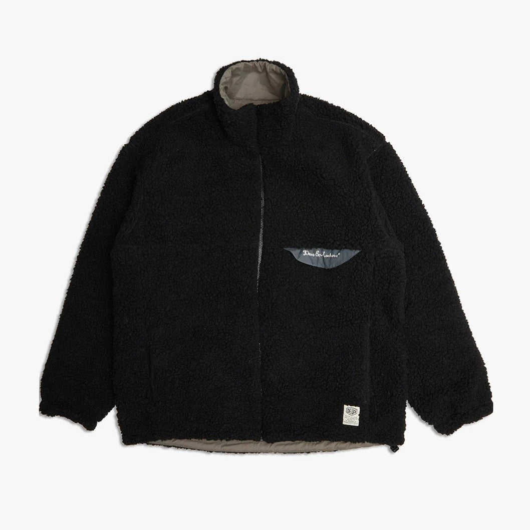 Deus Barrens Jacket - Black / Dusty Olive