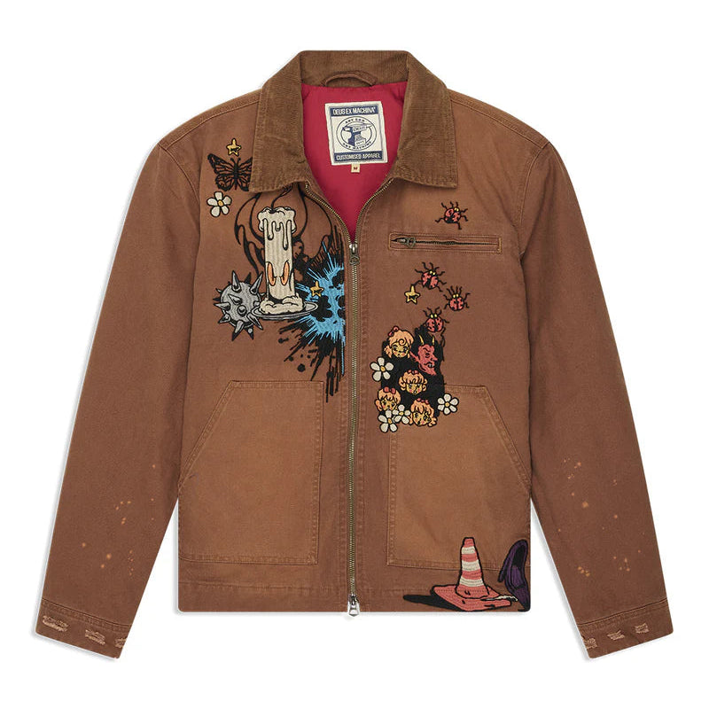 Deus Collective Improv Jacket - Caramel Cafe